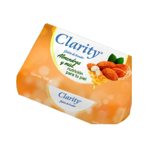 Jabón de Tocador Clarity de Almendras y Miel 125 g.