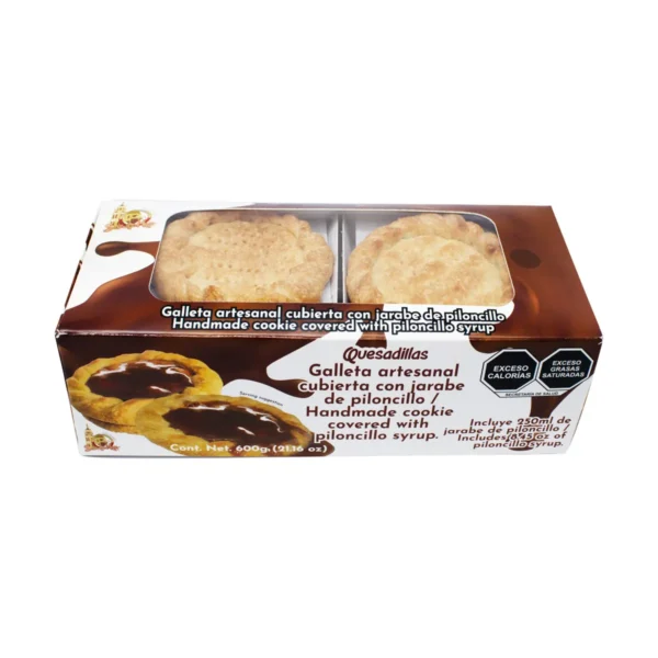 Caja de Quesadillas (galletas artesanales cubiertas de jarabe de piloncillo) Panadería Santa Ana Maya 600 g. - Image 5