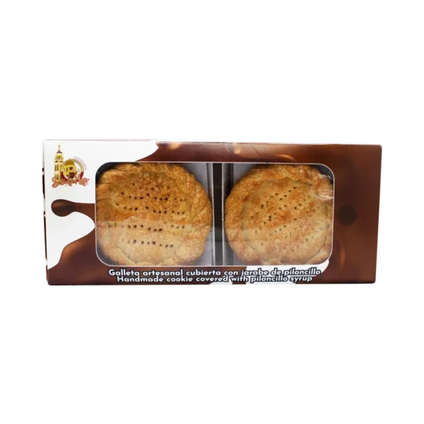 Caja de Quesadillas (galletas artesanales cubiertas de jarabe de piloncillo) Panadería Santa Ana Maya 600 g. - Image 4