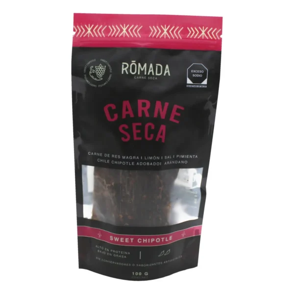Carne Seca Sweet Chipotle Romada 100 g.