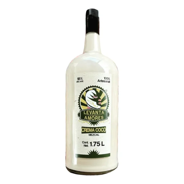 Crema de Mezcal Sabor Coco Levanta Amores 1.75 l.