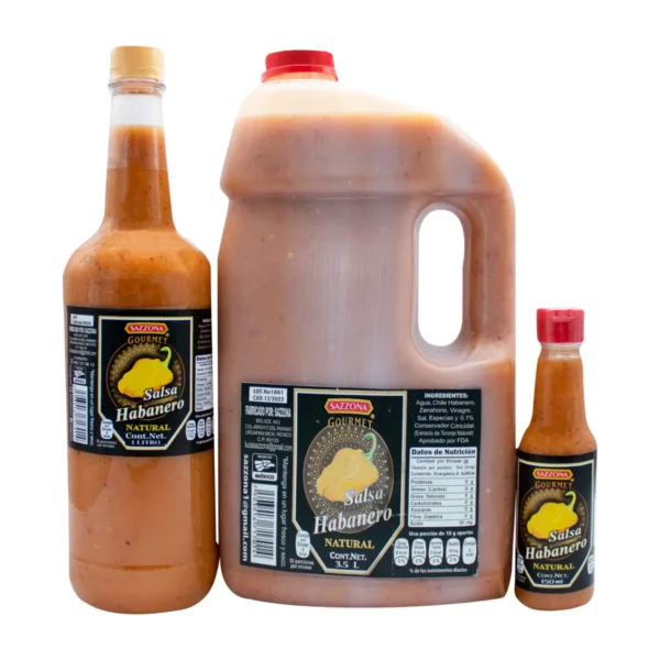 Salsa de Habanero Natural Sazzona