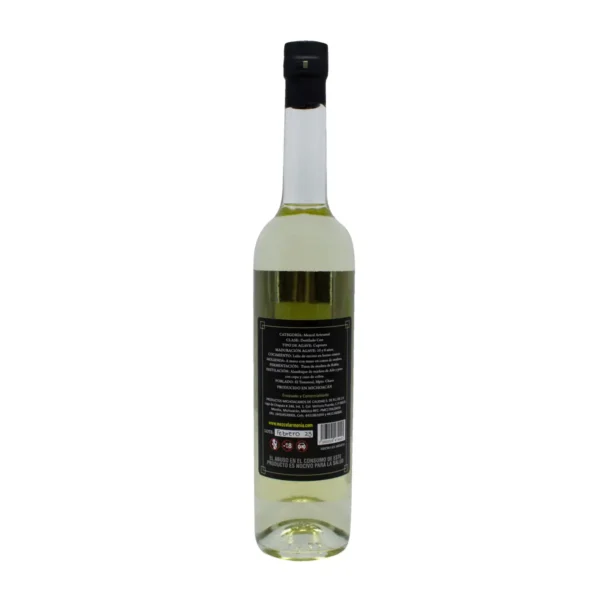 Mezcal Artesanal de Pechuga Destilado con Venado 100% Cupreata Mezcal Armonía 750 ml. - Image 2