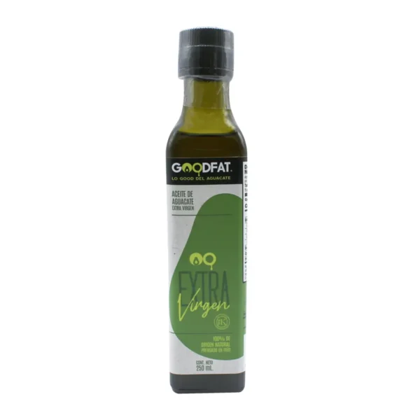 Aceite de Aguacate Extra Virgen 100% Puro Good Fat 250 ml.