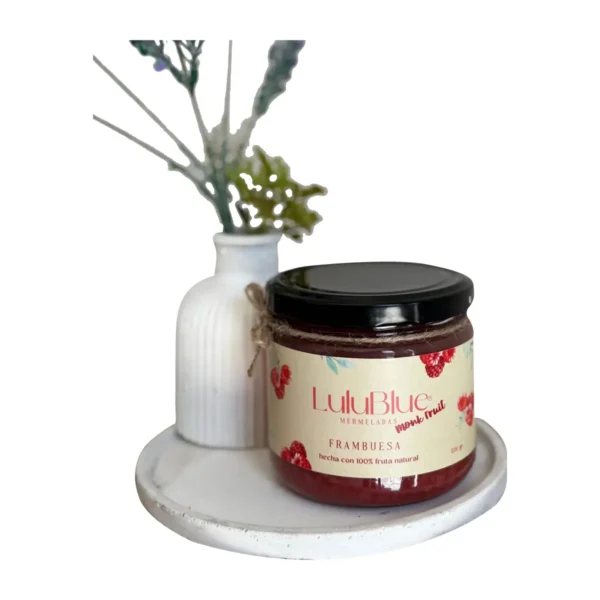 Mermelada de frambuesa LuluBlue 320 g.