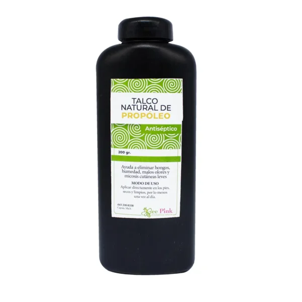 Talco Natural de Propóleo Ápicola Celda Real 200 g.