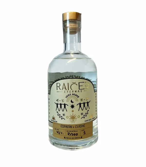 Mezcal Espadín + Cuishe Raíces Eternas 750 ml.