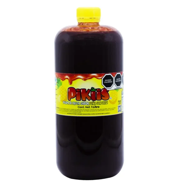 Pikiis Pulpa de Fruta Duliik Sabor Piña con Chile Botella 1 l.