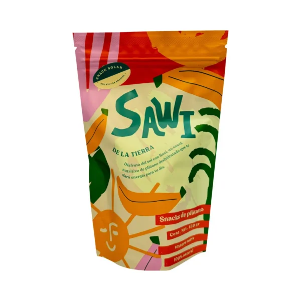 Snack de plátano 100% natural Sawi 150 g.
