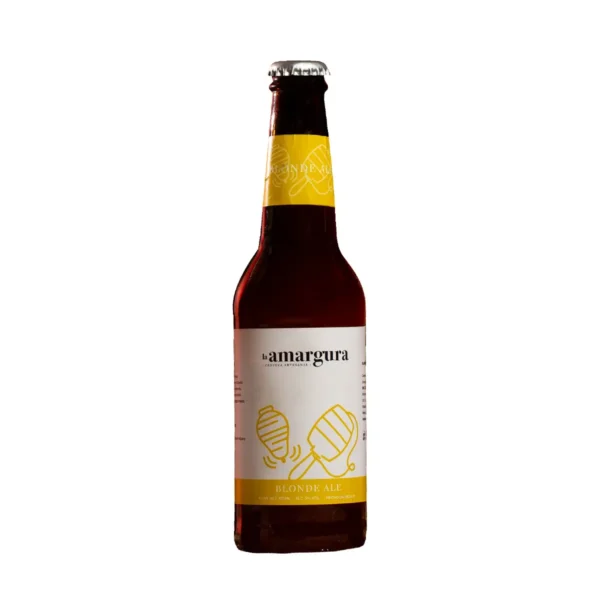 Cerveza Artesanal Blonde Ale La Amargura 355 ml.