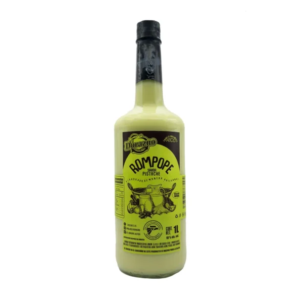 Rompope Artesanal Sabor Pistache El Durazno Productos Lácteos 1 l.