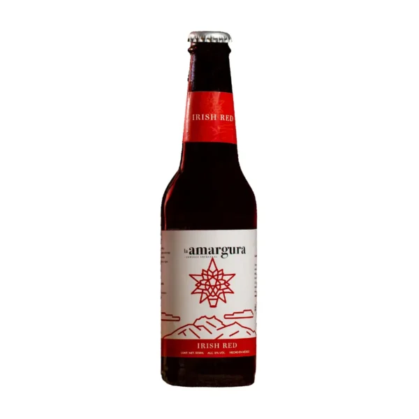 Cerveza Artesanal Irish Red La Amargura 355 ml.