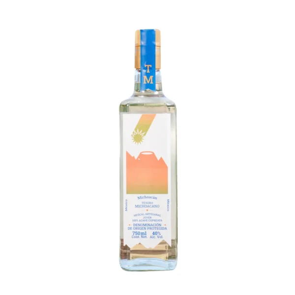 Mezcal Artesanal Joven  100% Agave Cupreata Tesoro Michoacano 750 ml. - Image 2