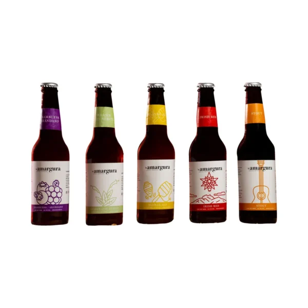 Cerveza Artesanal Frambuesa Arándano La Amargura 355 ml. - Image 2