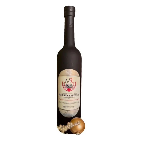 Vino de Frambuesa Añejo Reserva Especial Monte Rubus 750 ml.