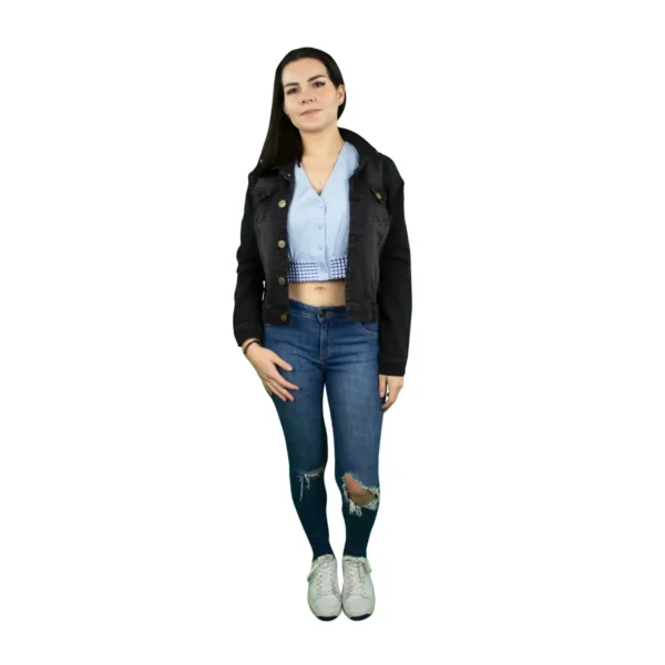 Chamarra Negra Aledra