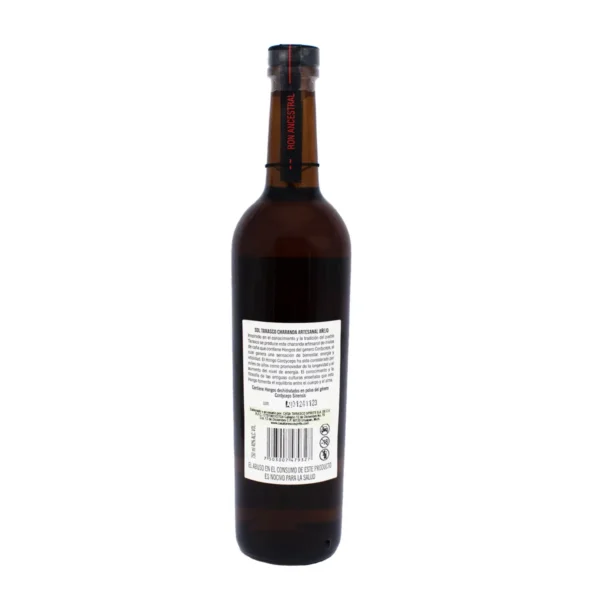 Charanda  Artesanal Sol Tarasco Casa Tarasco Spirits Destilado Purépecha con Hongos 750 ml. - Image 2
