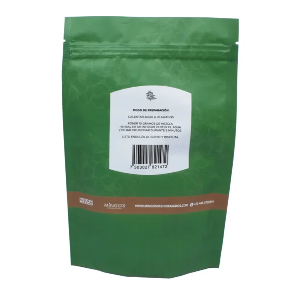 Té Detox Mingos Jazmín, Estafiate, Jengibre 17 sobres / 50 g. - Image 2