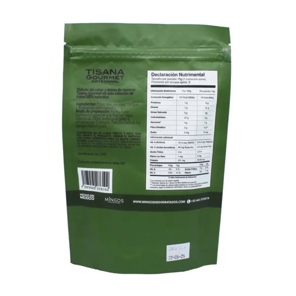 Tisana Gourmet Artesanal Mingos Fresa Wiki 100 g. - Image 2