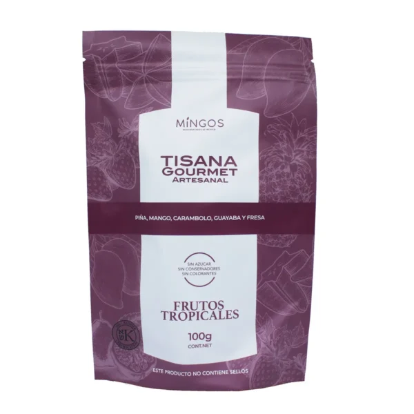 Tisana Gourmet Artesanal Mingos Frutos Tropicales 100 g.