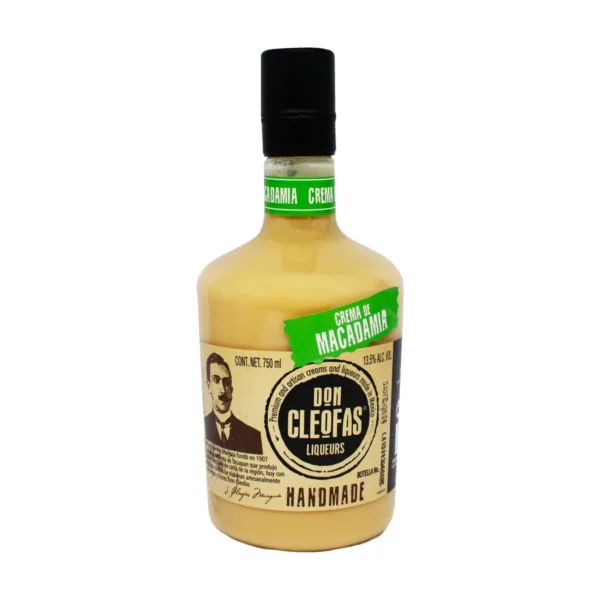 Crema de Macadamia Don Cleofas Casa Tarasco Spirits 1 L.