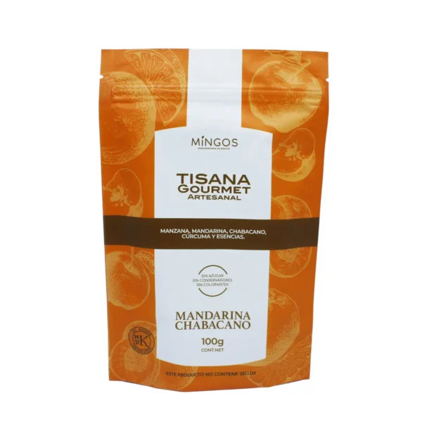 Tisana Gourmet Artesanal Mingos Mandarina Chabacano 100 g.