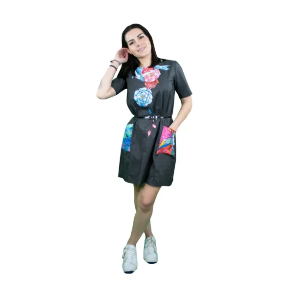 Vestido con Flores Aledra